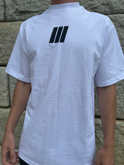 Black on White Tee