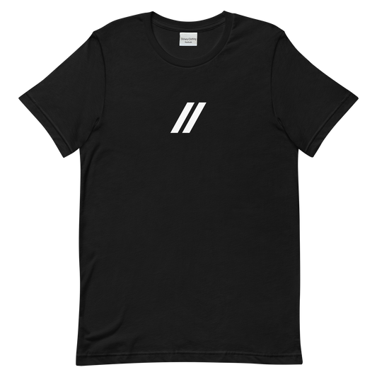 White on Black Tee